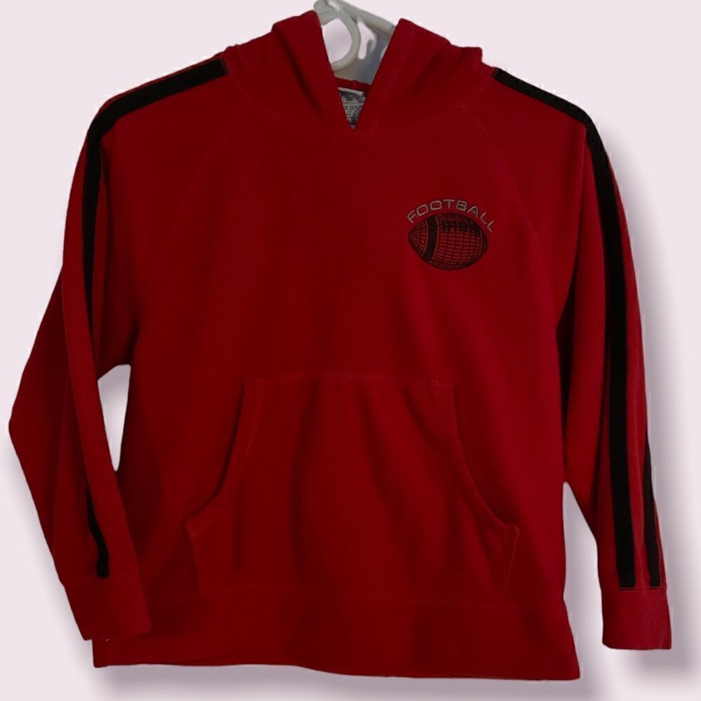 Old Navy Boys Fleece Hoodie Football Size Medium
